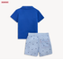 Magnetic Me Cotton Tee + Short Set SEERSUCKER STRIPE
