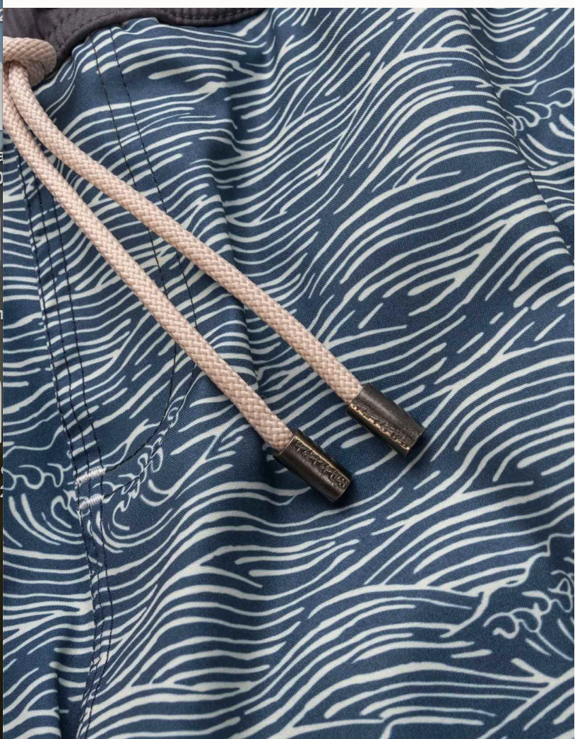 Baja Llama M Roll TIdes Stretch Swimsuit DEEP SEA