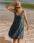Toad & Co W Manzana Tiered Tank Dress MIDNIGHT PRINT