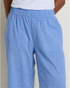Toad & Co W Taj Hemp Wide Leg Pant BLUE JAY RAILROAD STRIPE