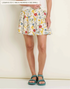 Toad & Co W Birdie Skort ALMOND PRINT