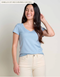 Toad & Co W SS Marley Tee WEATHERED BLUE
