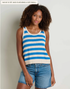 Toad & Co W Bianca Pointelle Tank SALT PATTERN