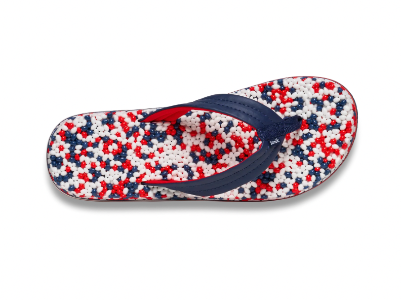 Sanuk Youth Bubblecush AMERICA - RED / WHITE / BLUE