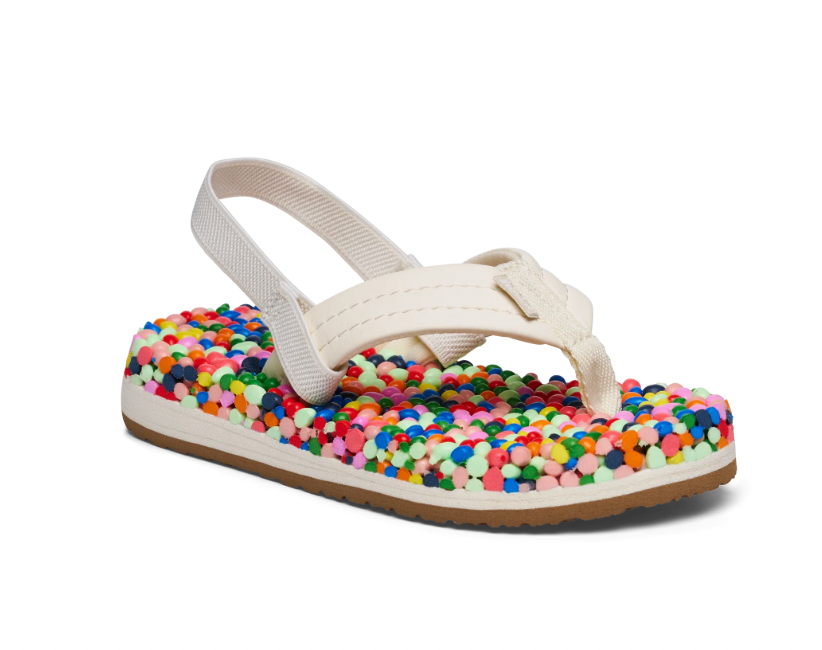Sanuk Toddler Bubblecush RAINBOW CONFETTI