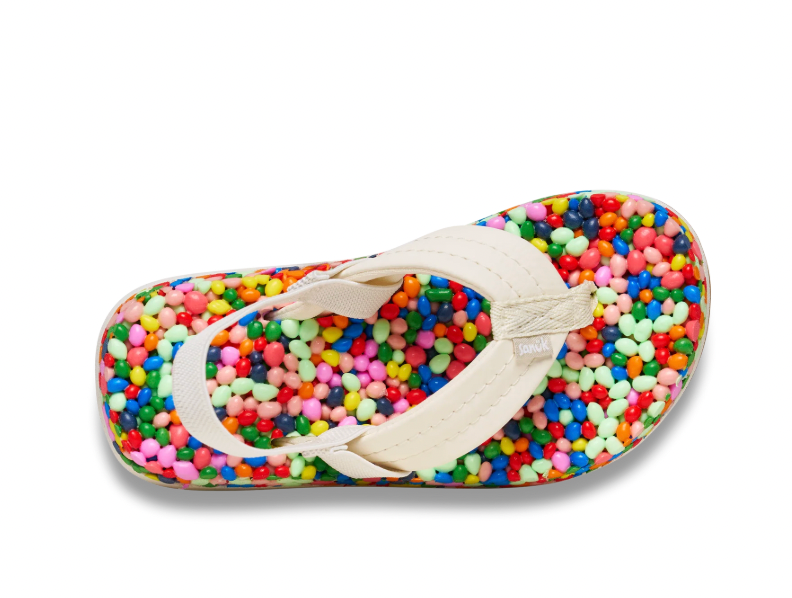 Sanuk Toddler Bubblecush RAINBOW CONFETTI