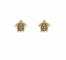 Golden Stella Turtle Studs GOLD MULTI