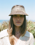 Hemlock Hat Co Capri Visor PEPPER