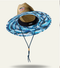 Hemlock Hat Co Lifeguard Hat BLUE FISH