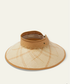 Hemlock Hat Co Luna Packable Wide Brim Visor SAND