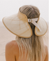 Hemlock Hat Co Luna Packable Wide Brim Visor SAND