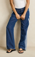 Rhythm W Contrast Denim Jean BLUE