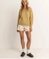 Rhythm W Staple Denim Short ECRU