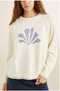 Rhythm W Bayside Crew Knit Sweater VINTAGE WHITE