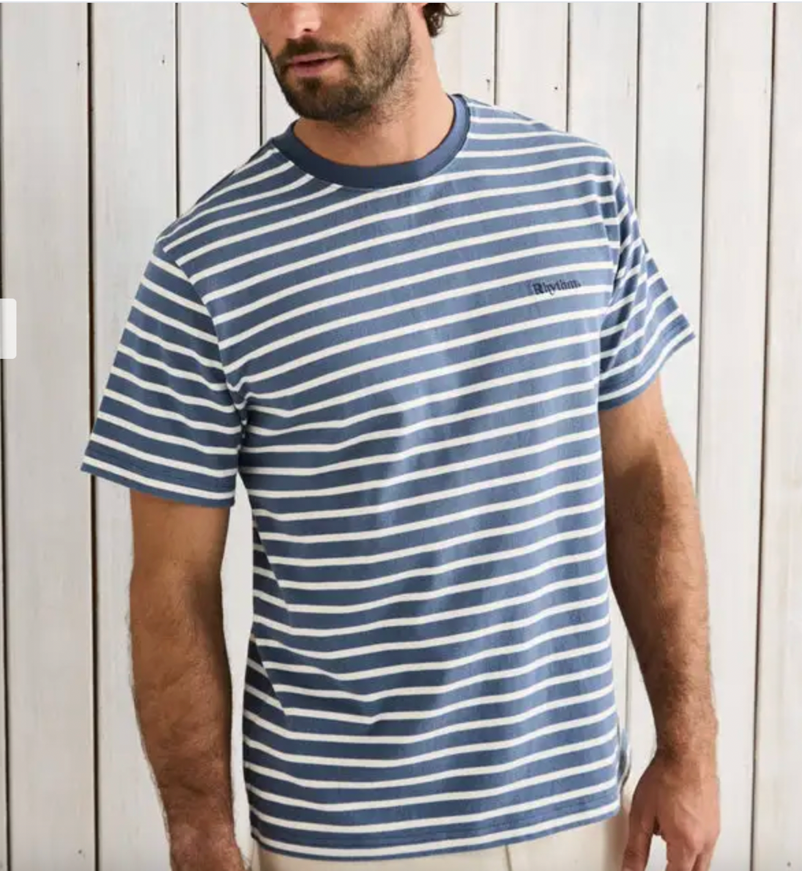 Rhythm M SS Chasm Tee MULTI BLUE STRIPE
