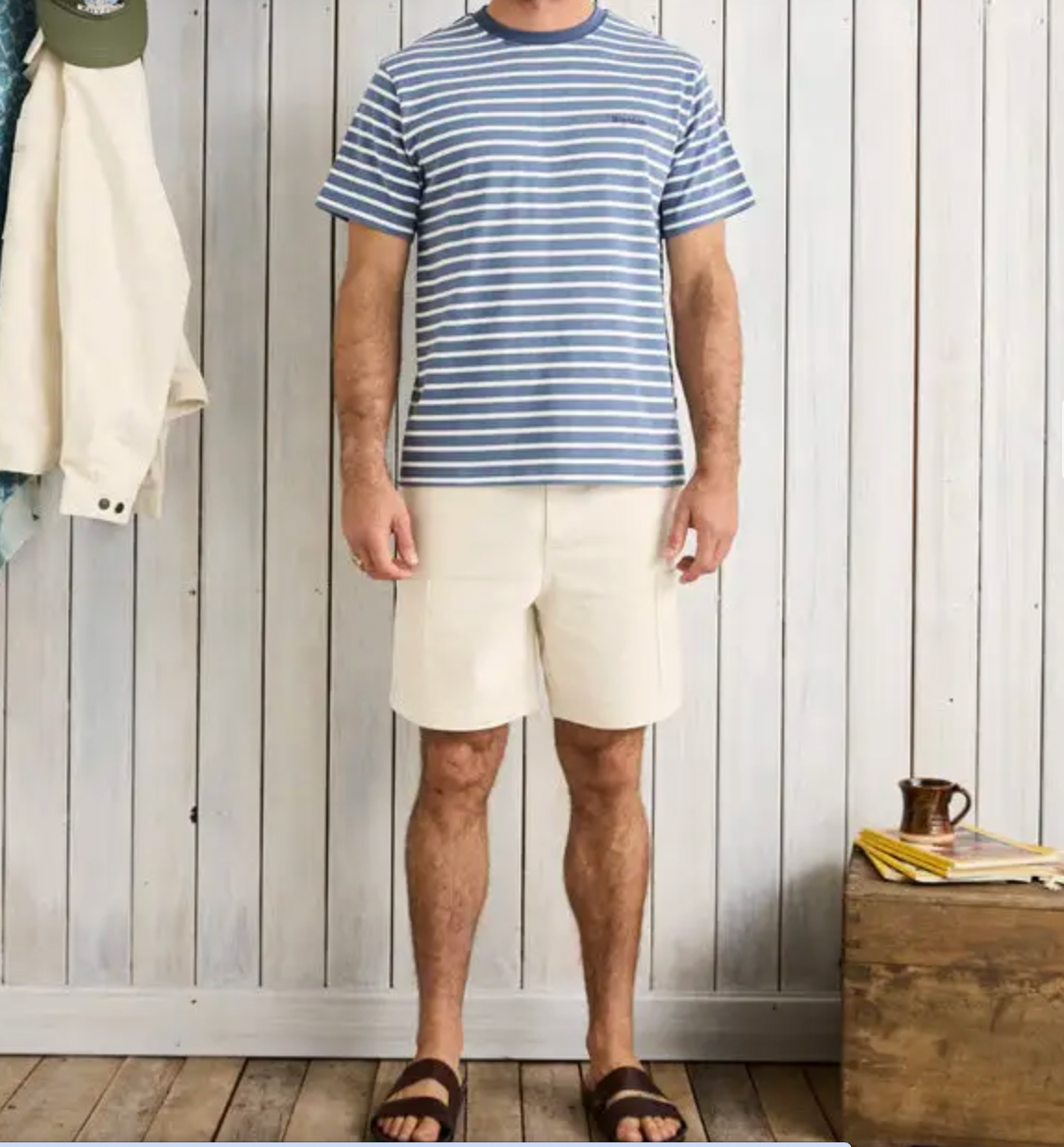 Rhythm M SS Chasm Tee MULTI BLUE STRIPE