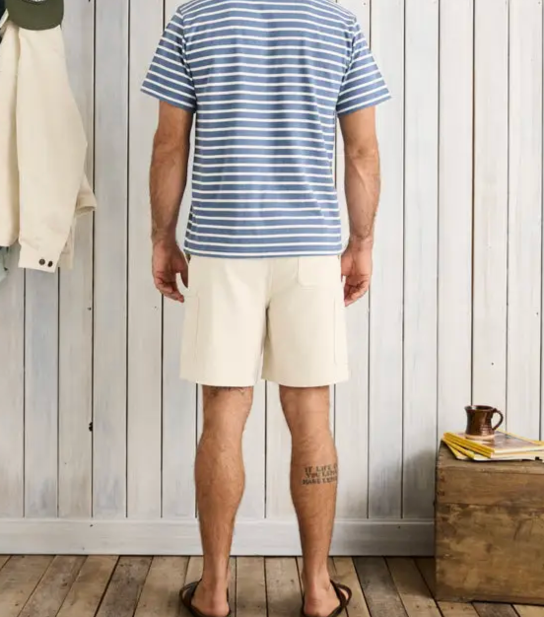 Rhythm M SS Chasm Tee MULTI BLUE STRIPE