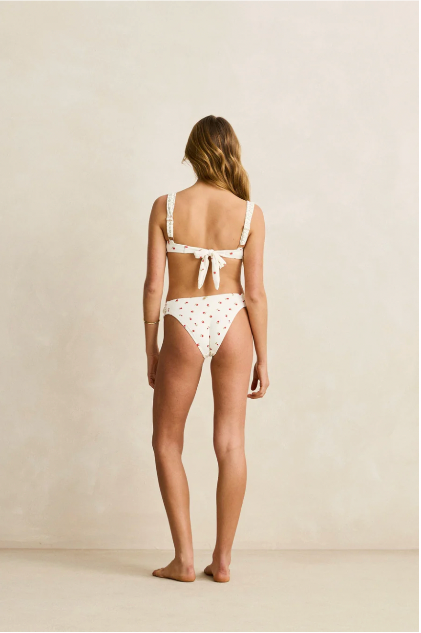 Rhythm W Mila Soft Side Holiday Pant CREAM