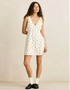 Rhythm W Mila Floral Mini Dress CREAM