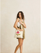 Rhythm Mila Floral Crochet Bag Tote Bag CREAM