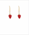 Golden Stella Strawberry Dangle Earrings GOLD