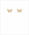 Golden Stella MOP Butterfly Studs GOLD/IVORY
