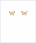Golden Stella MOP Butterfly Studs GOLD/IVORY