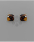Golden Stella Acrylic Square Studs TORTOISE