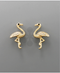 Golden Stella Flamingo Studs GOLD