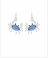 Golden Stella Sealife Drop Earrings CRAB/SILVER