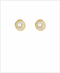 Golden Stella Rose Pearl Stud Earrings CREAM/GOLD