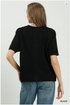Umgee W SS Knit Cardigan Top BLACK