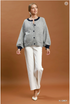 Umgee W Contrast Trim Cardigan HEATHER GREY