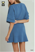 Umgee W Luxe Knit Skort BLUE