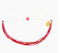 Pura Vida Half & Half Gold Malibu Bracelet PINK/RED