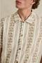 Rhythm M SS Paisley Stripe Shirt NATURAL