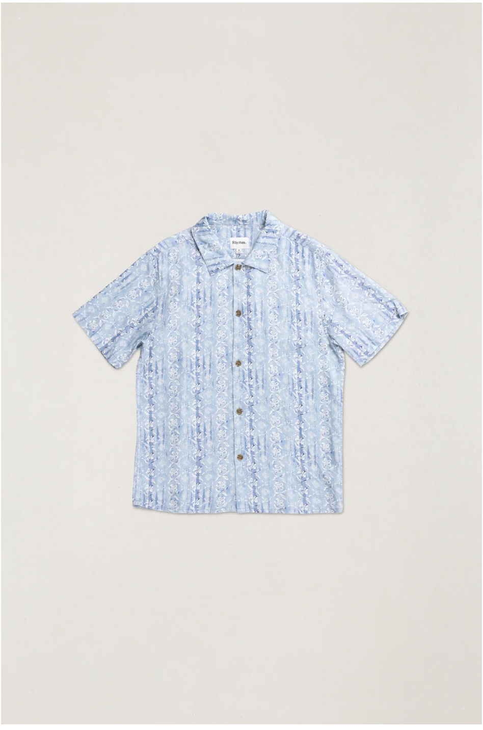Rhythm M SS Bayu Shirt BLUE