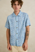 Rhythm M SS Bayu Shirt BLUE