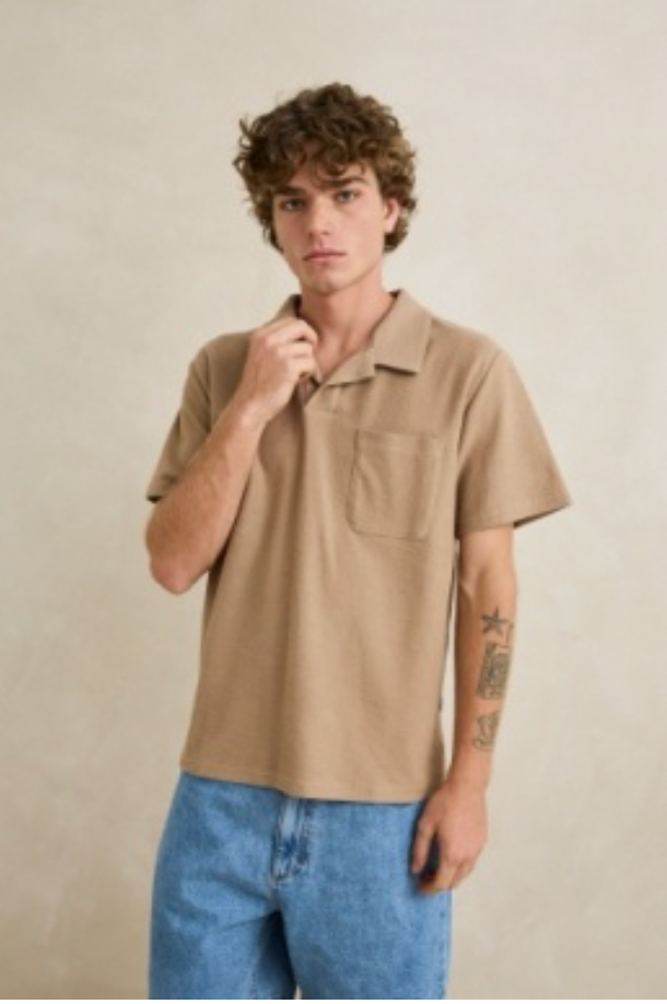 Rhythm M Vintage Terry Polo INCENSE