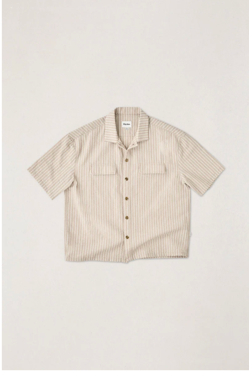 Rhythm M SS Floragraph Shirt INCENSE