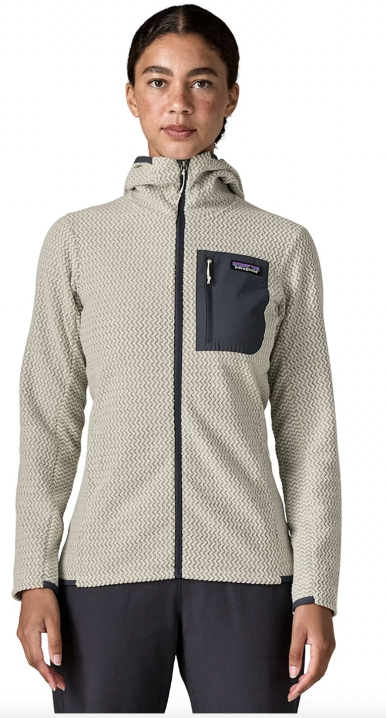 Patagonia W R1 Air Full Zip Hoody BIRCH WHITE