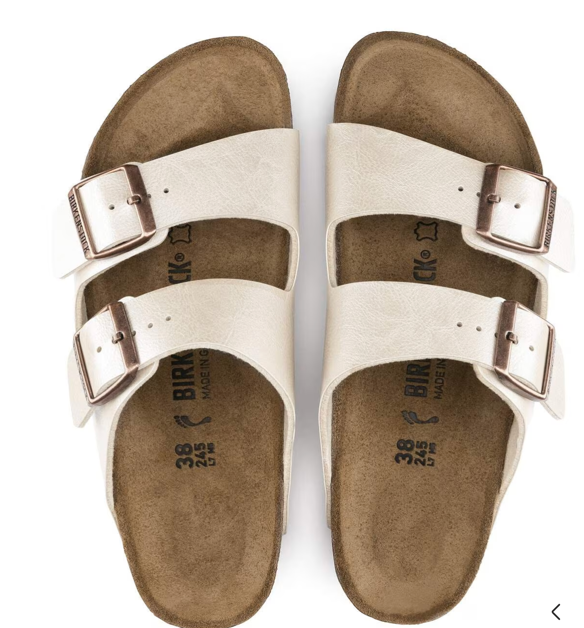 Birkenstock W Arizona Birkoflor GRACEFUL PEARL WHITE - NARROW
