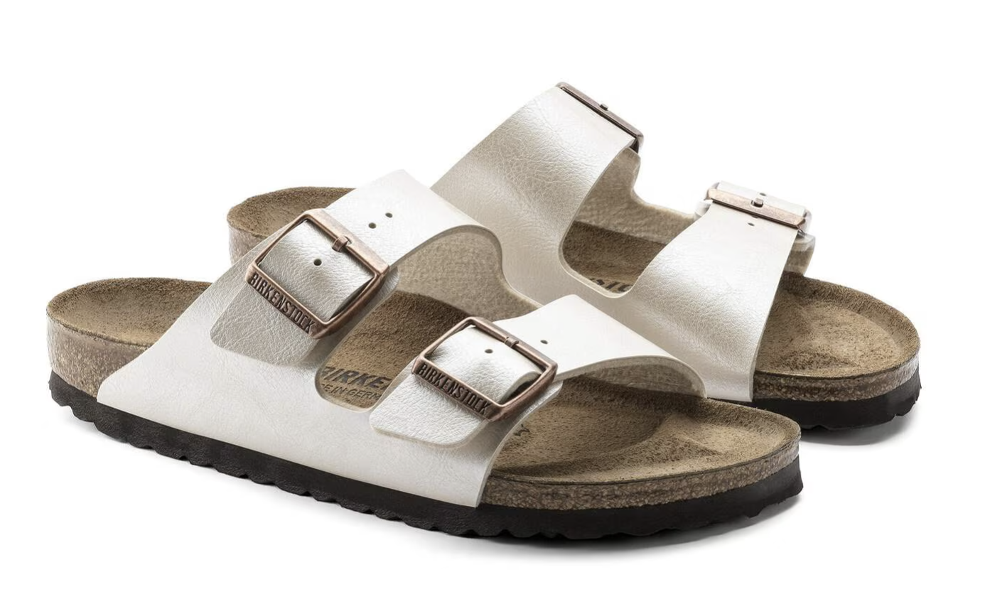 Birkenstock W Arizona Birkoflor GRACEFUL PEARL WHITE - NARROW