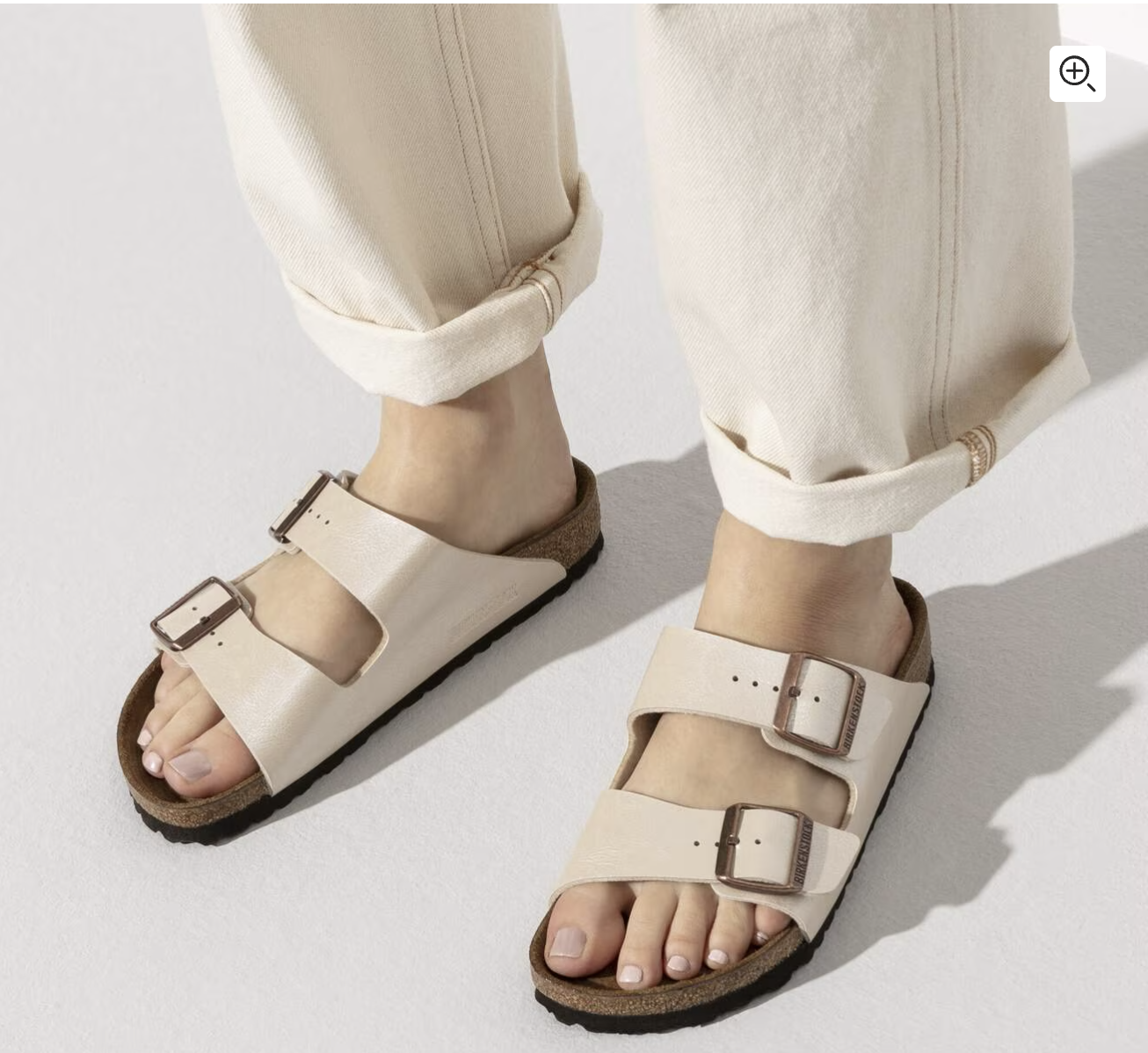 Birkenstock W Arizona Birkoflor GRACEFUL PEARL WHITE - NARROW