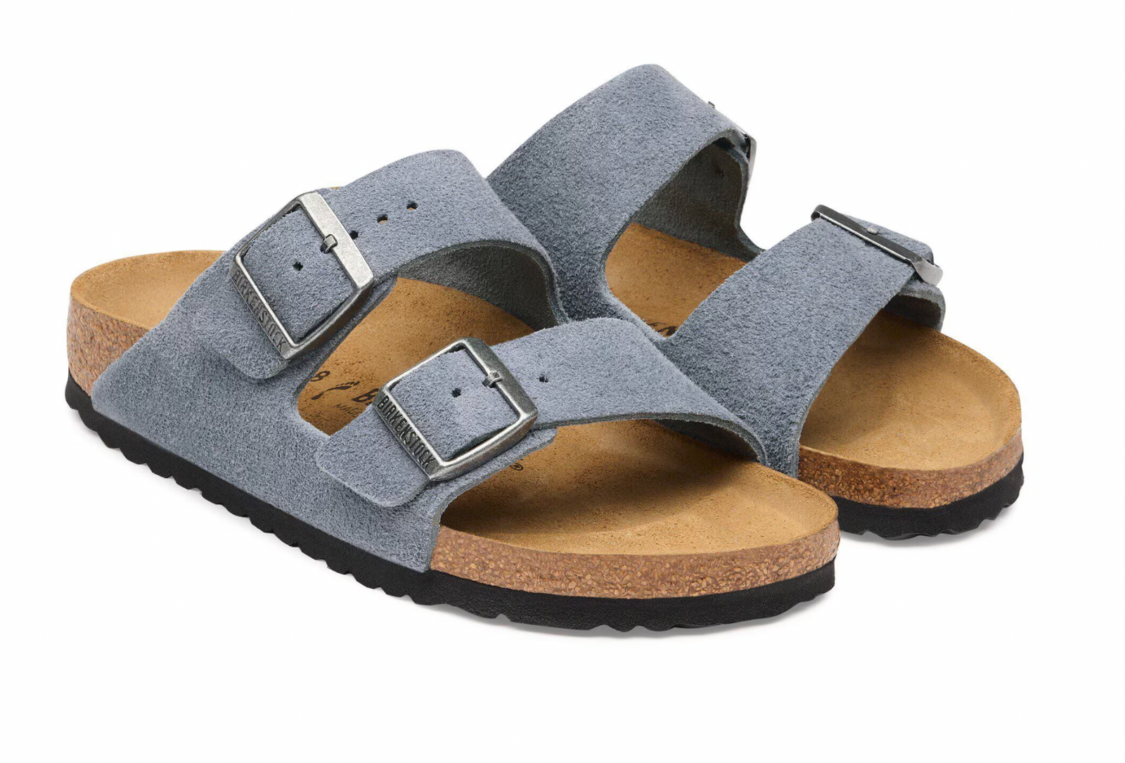 Birkenstock W Arizona SUEDE BS SFB STONE BLUE - NARROW