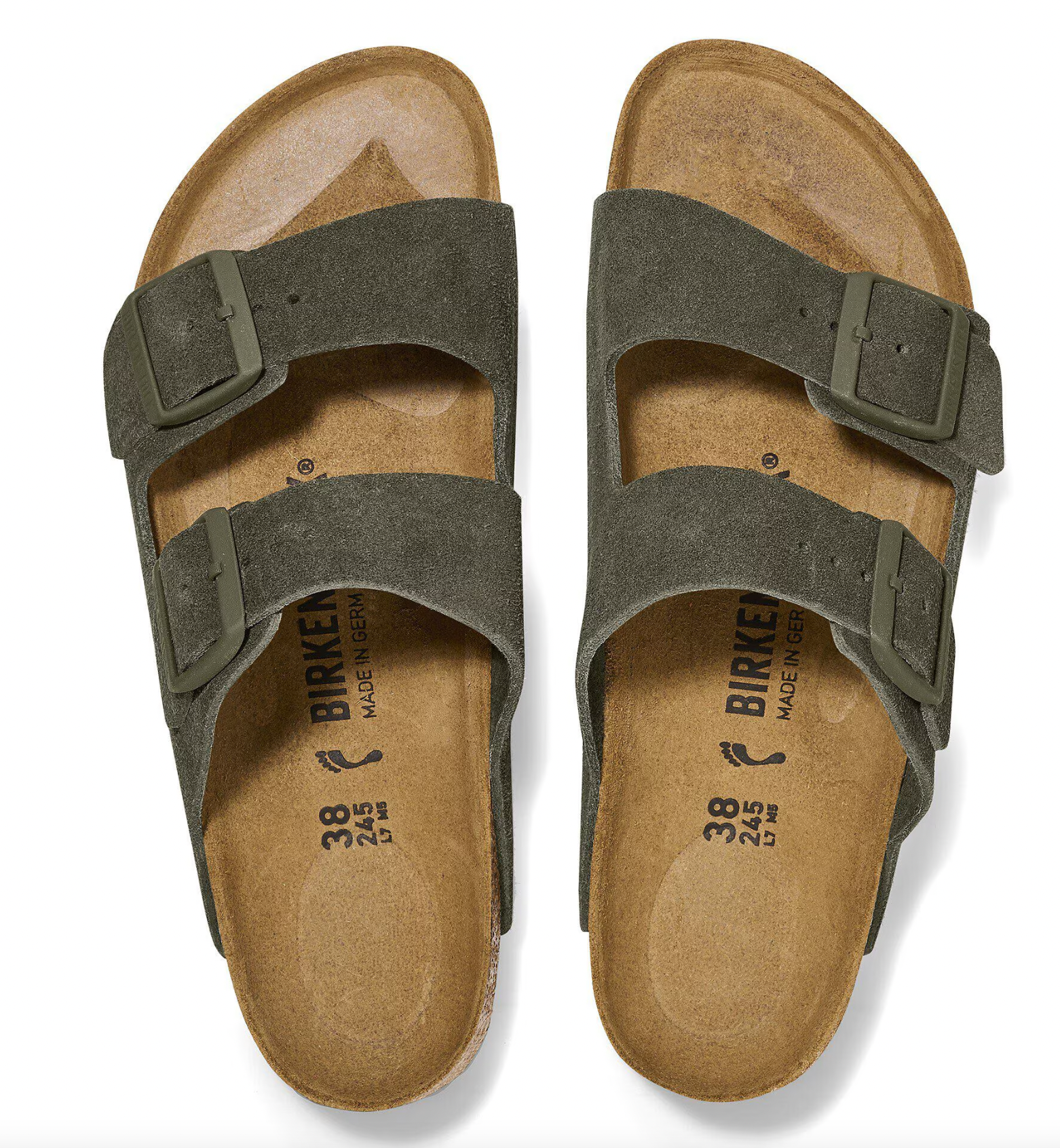 Birkenstock M Arizona SUEDE BS SFB THYME - REGULAR