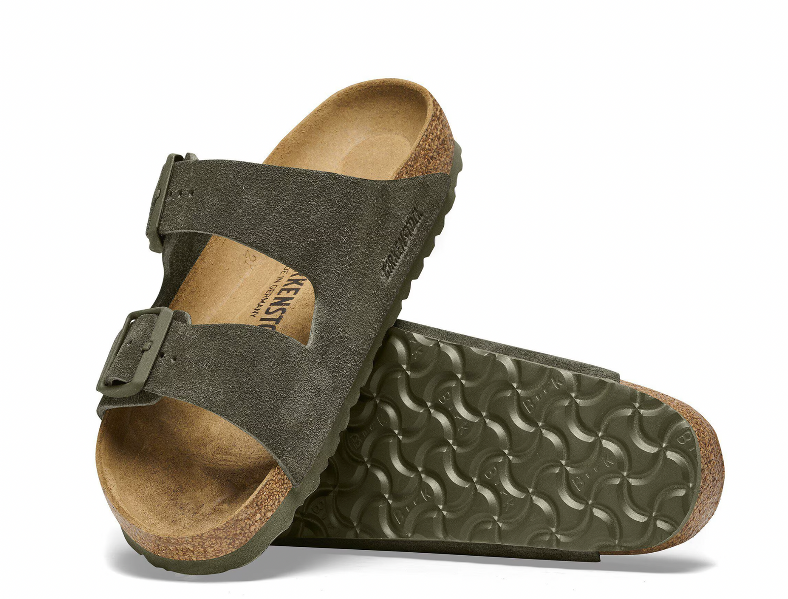 Birkenstock W Arizona SUEDE BS SFB  THYME - NARROW