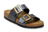 Birkenstock W Sydney Luxe Buckle METALLIC BLACK - NARROW