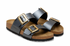 Birkenstock W Sydney Luxe Buckle METALLIC BLACK - NARROW