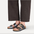 Birkenstock W Sydney Luxe Buckle METALLIC BLACK - NARROW